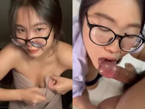 Học sinh nữ mút chim đá trứng cút điêu luyện